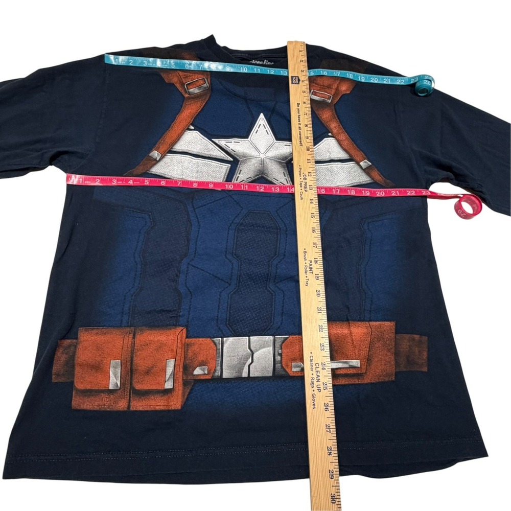 MARVEL Captain America Long Sleeve Shirt Unisex We Love Fine XXL FLAW Read - Picture 6 of 14